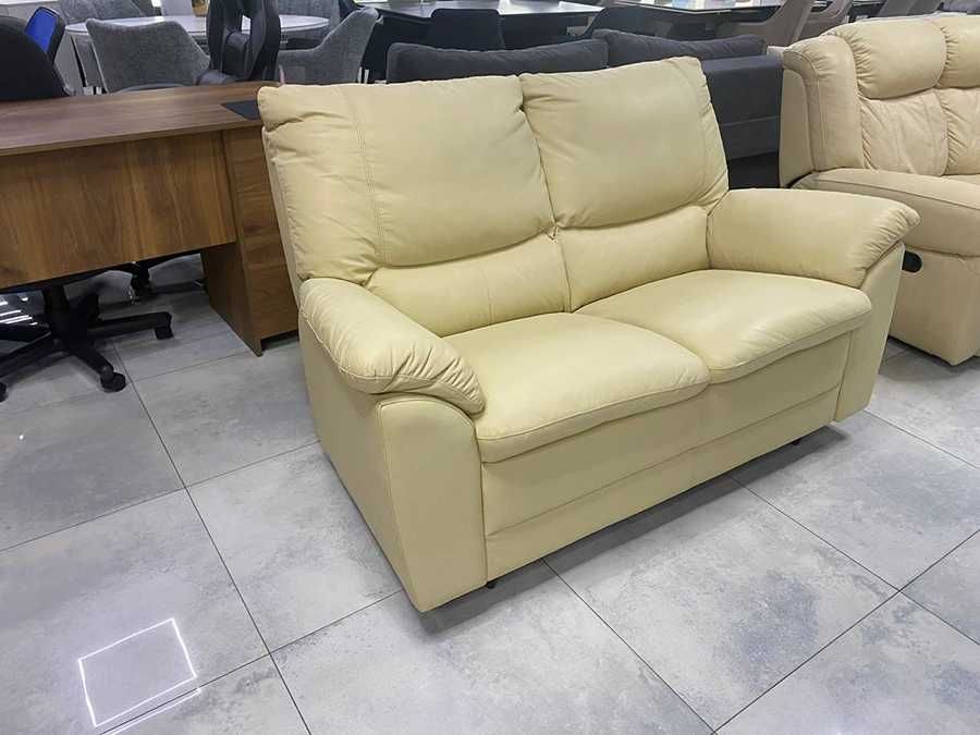 Кожаный диван. Шкіряний диван. Італія, CALIA ITALI. Бежевий диван.