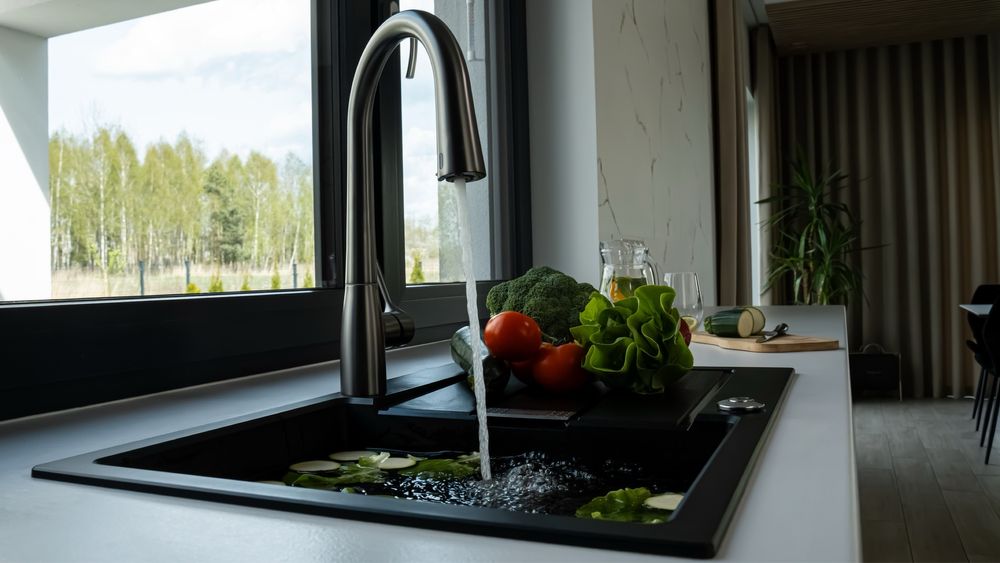 Bezdotykowa bateria z FILTREM WODY