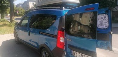 Camping Zasłonki pro, szyte na miarę, incognito do Dacia Dokker, kompl