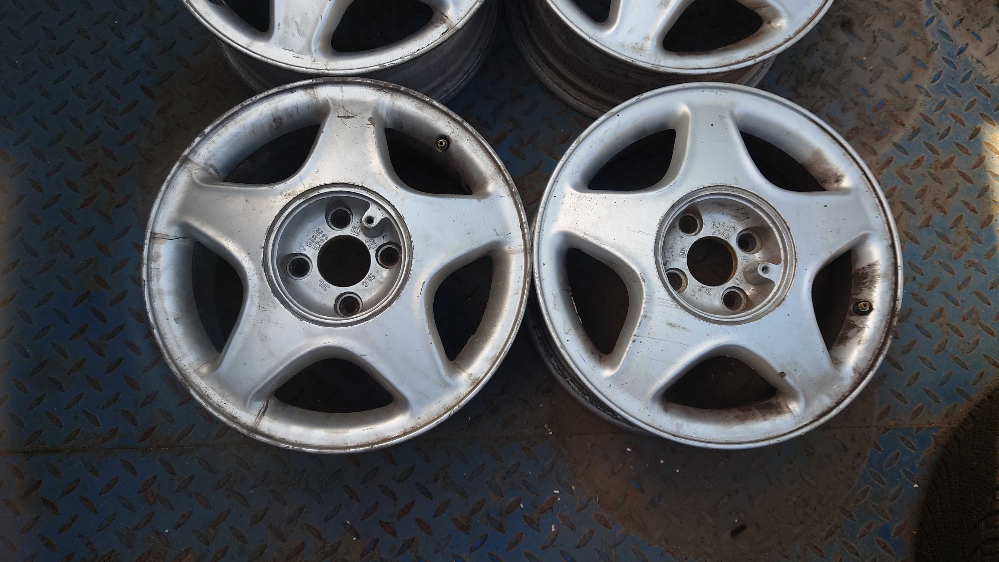 Opel Felgi Aluminiowe Alusy Alufelgi 15' 15 Cali 4x100