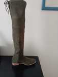 Botas verde camurça