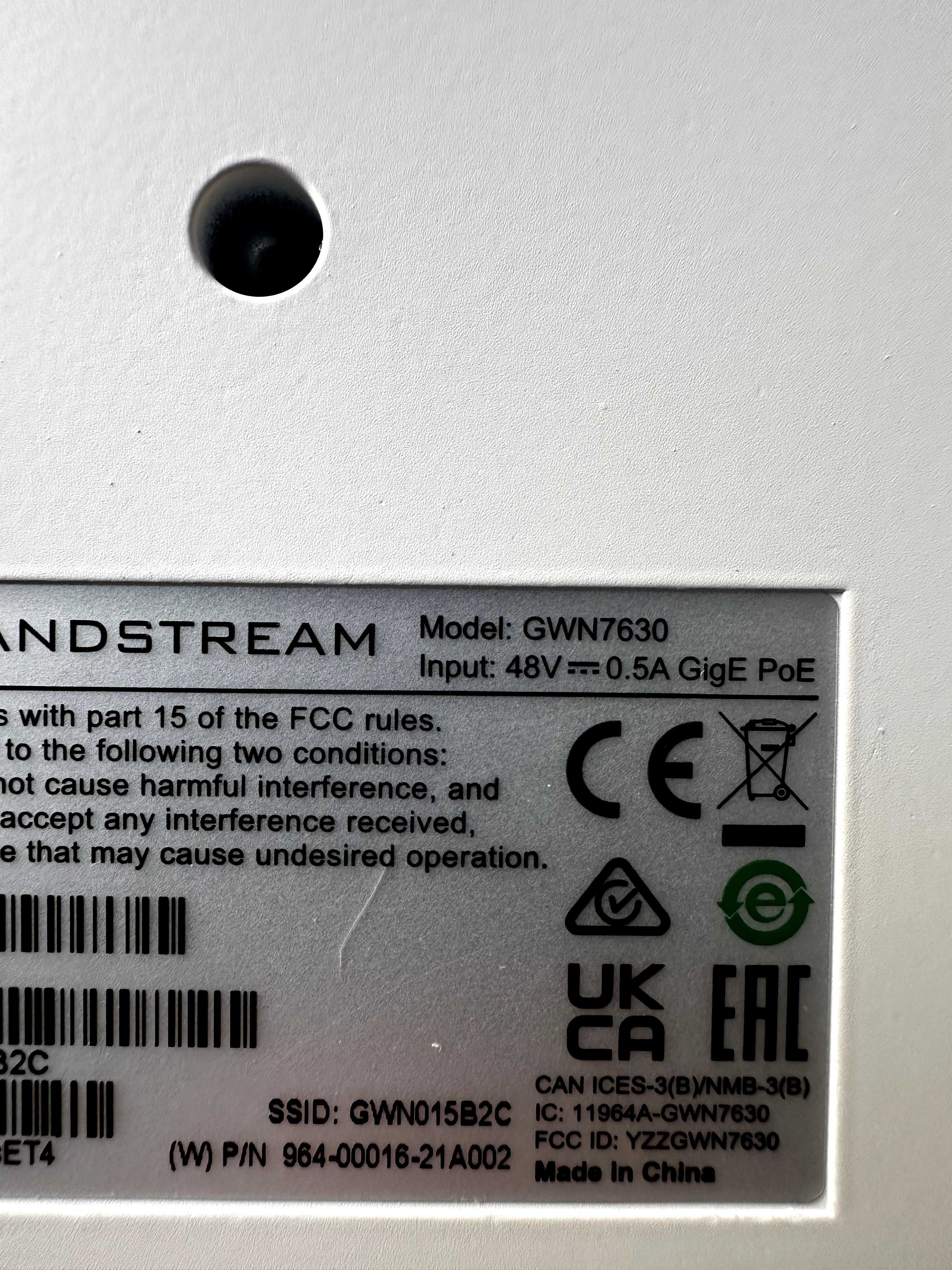 Grandstream GWN7630 WiFi точка доступу