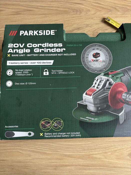 Nowa akumulatorowa szlifierka katowa PWSA20 Li G4