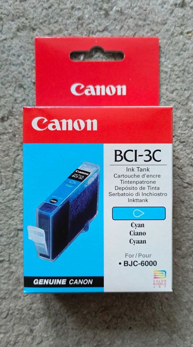 Tusz oryginalny Canon BCI-3M Cyan/Ciano/Cyaan/ BJC 6000