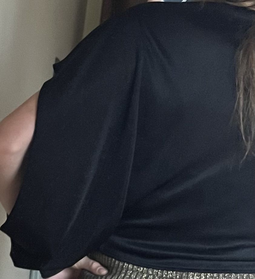 Camisola Zara Preta com brilho