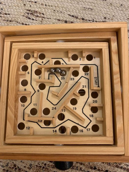 Детская настольная игра лабиринт Wooden Puzzle
