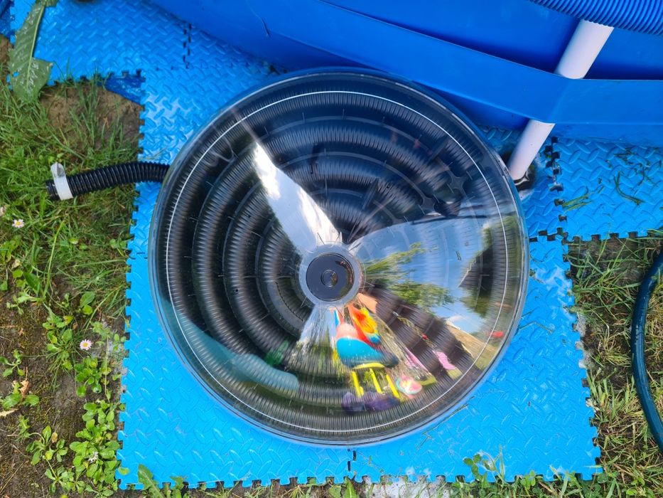 Stozek kolektor słoneczny panel piramida podgrzewacz wody basen