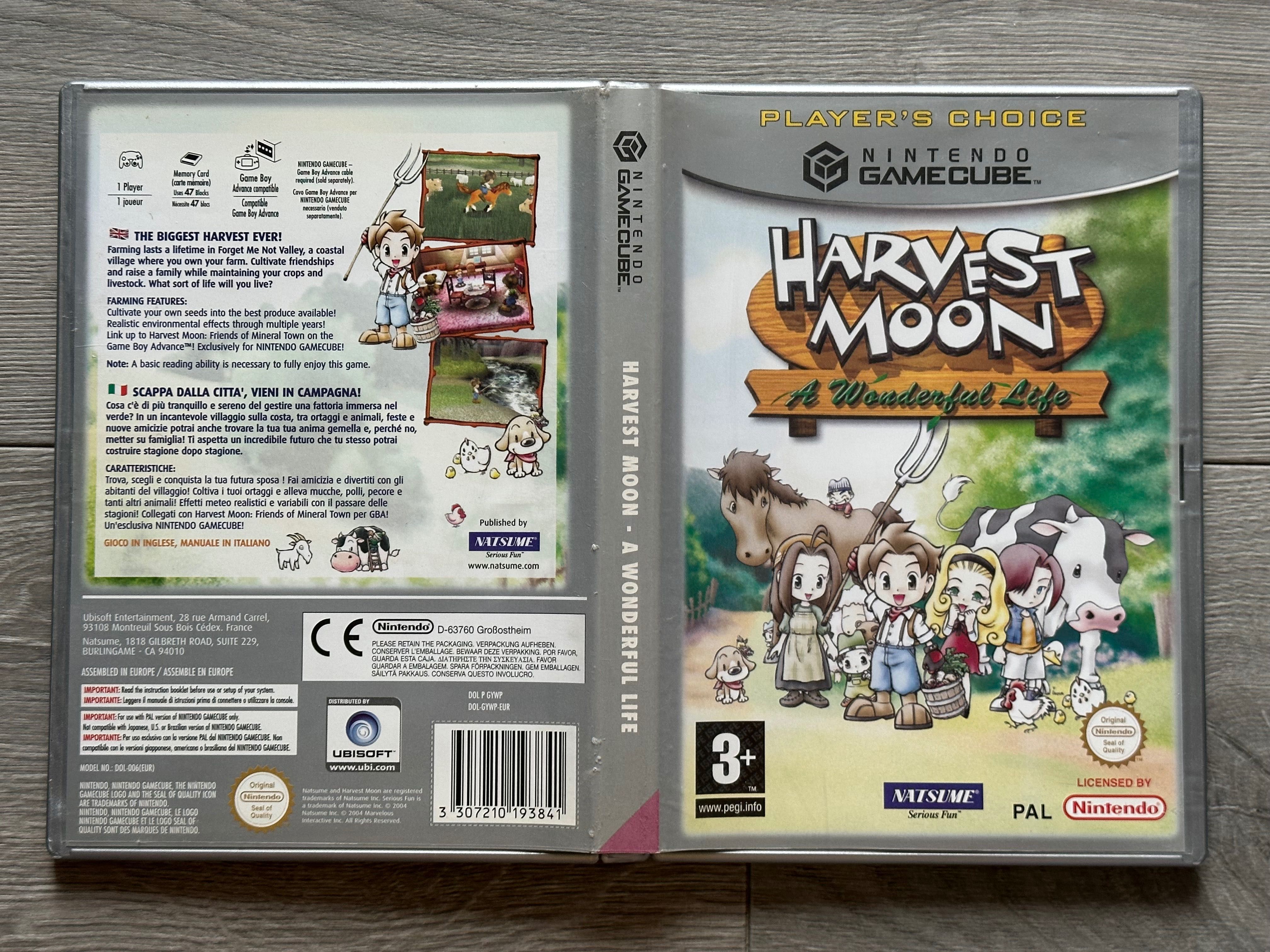 Harvest Moon: A Wonderful Life / GameCube