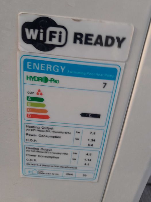 Pompa ciepla do basenu  7,5 KW Hydro-Pro Basen CIEPŁA WODA