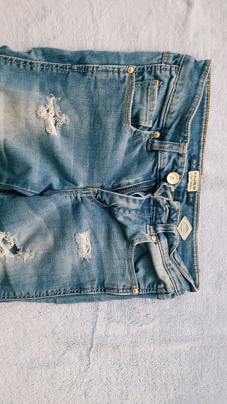 Spodnie damskie jeansy Pull&Bear r.34 XS