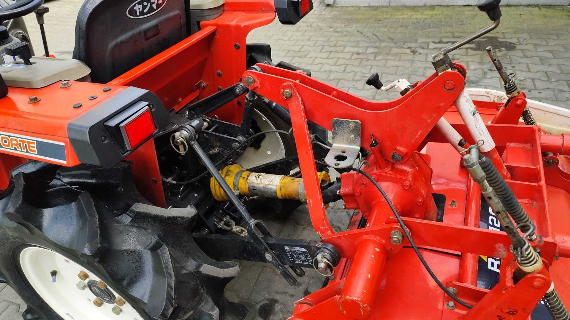 Japoński traktorek Yanmar F 5 z glebogryzarką 4x4 15 km