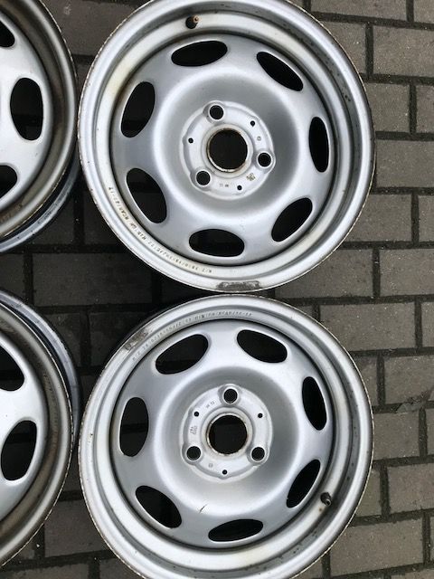 KOMPLET felg Smart 3x112 15 cali felgi stalowe