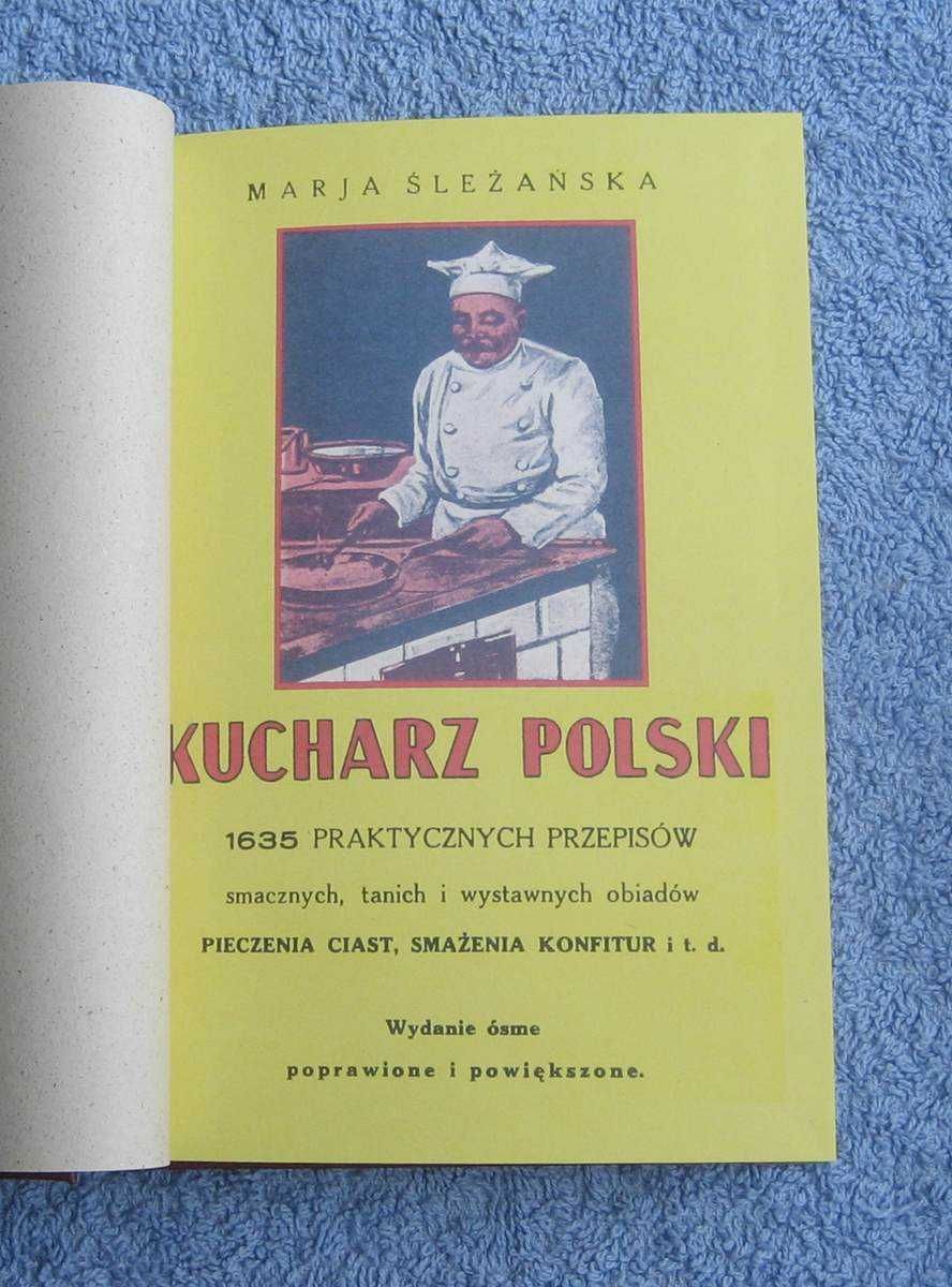 Kucharz polski Maria Śleżańska książka kucharska