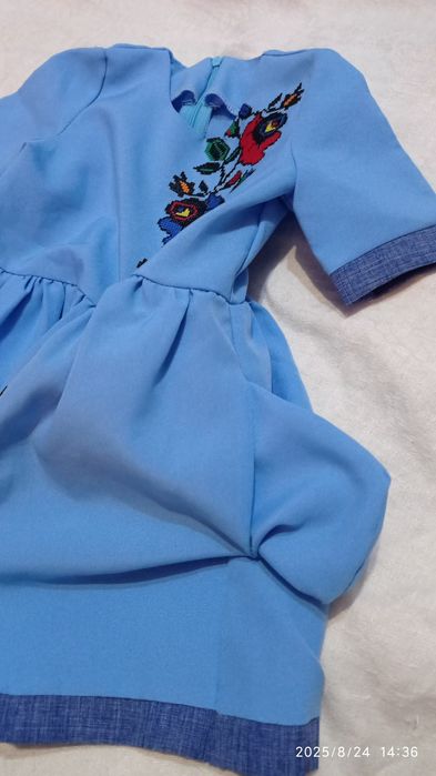 Вишиванка, вишита сукня на дівчинку до 98 см