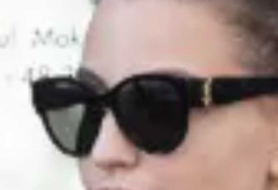 Okulary przeciwsłoneczne ysl laurent czarne grube