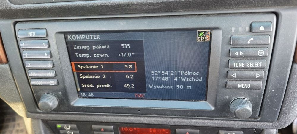 Radio Nawigacja Ekran Navi BMW E39 E38 16:9 4:3 wyświetlacz