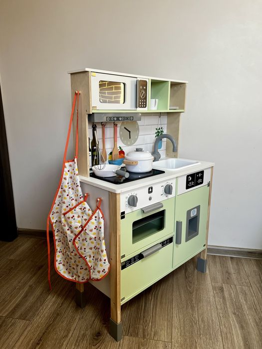 В наявності Дитяча дерев’яна кухня Lupilu (24 елементи) НОВА