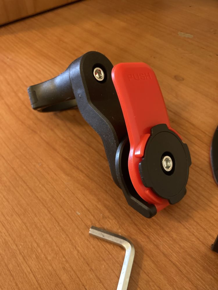Suporte de telemovel para mota ou bicicleta tipo quad lock