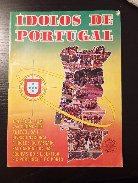 Caderneta Completa Idolos de Portugal