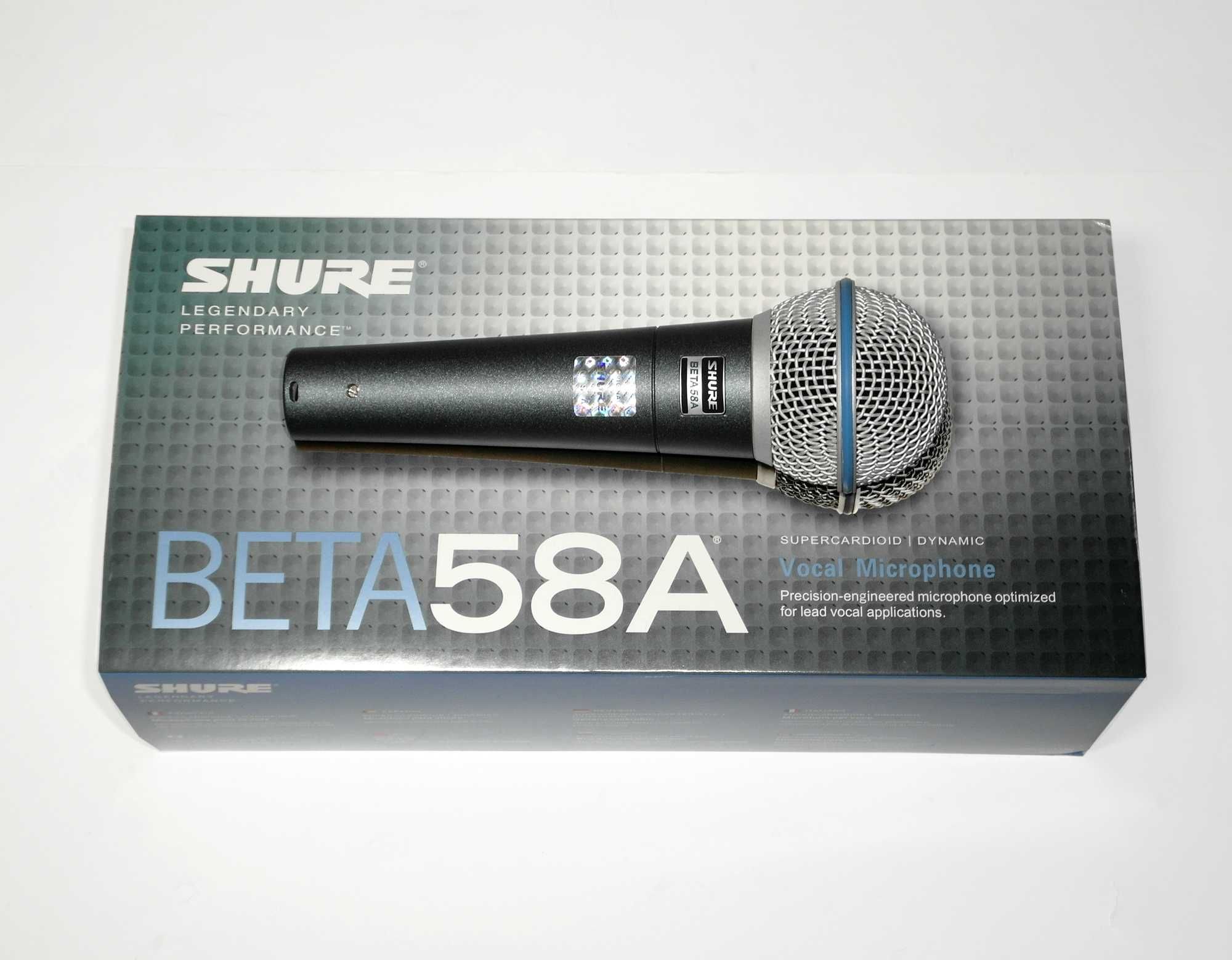 Микрофон SHURE BETA 58A (Оригинал-Mexico, Новый) ОЛХ доставка