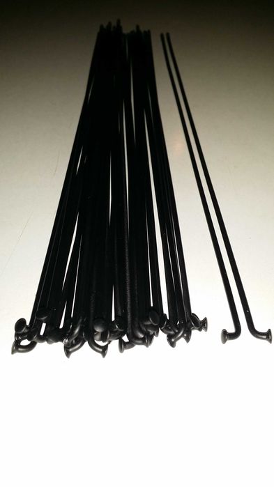 Raios pretos bicicleta montanha -BTT- Conjunto 36 Raios PRETOS NOVOS