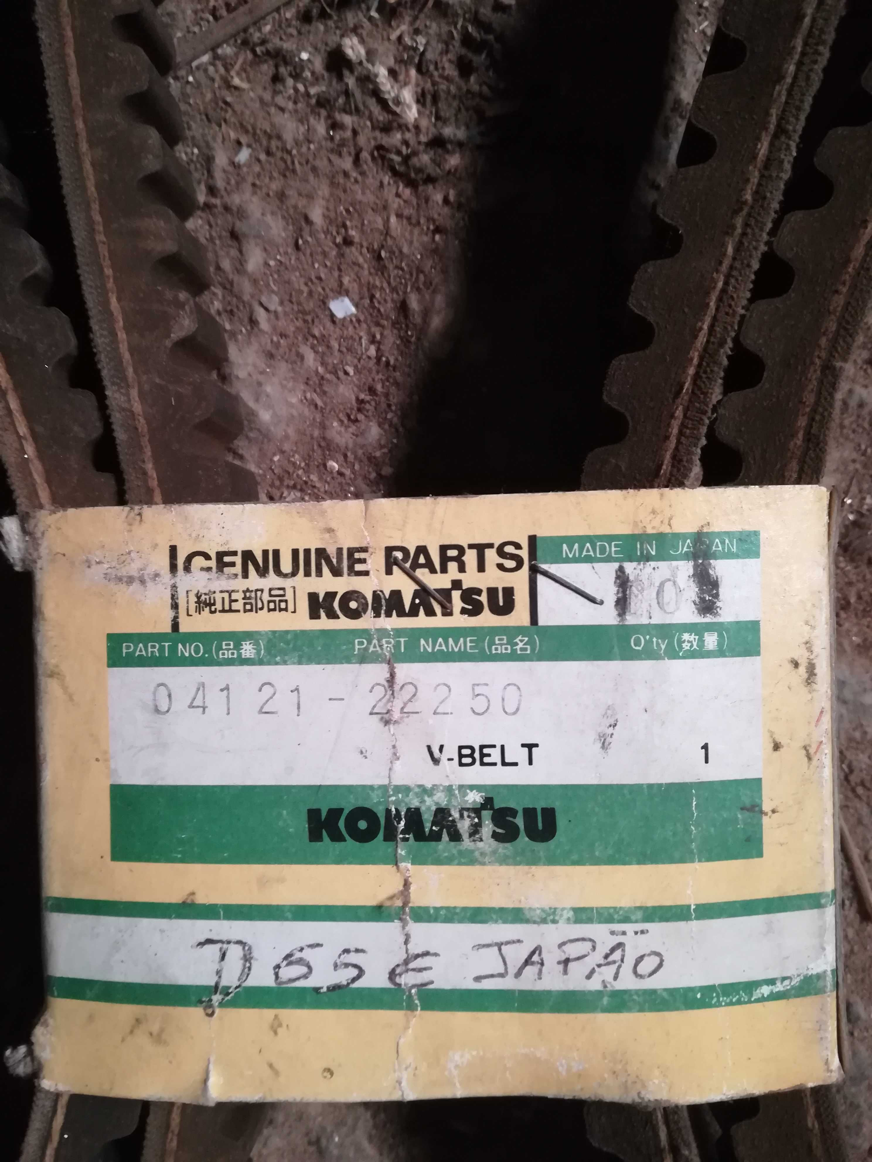 Correias ventoinha Komatsu D65E-6