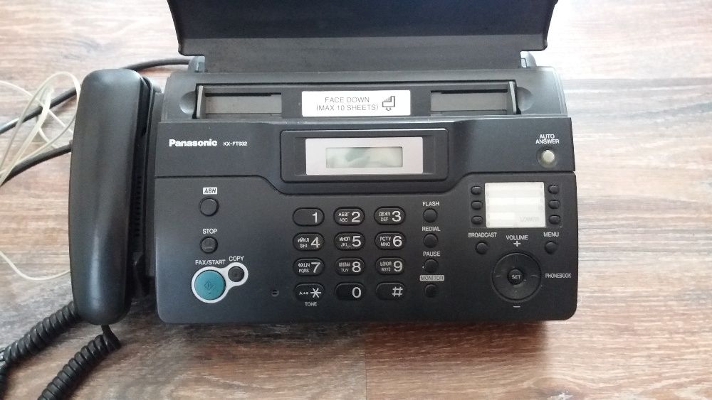 Продам факс Panasonic 932 б/у  (рабочий)