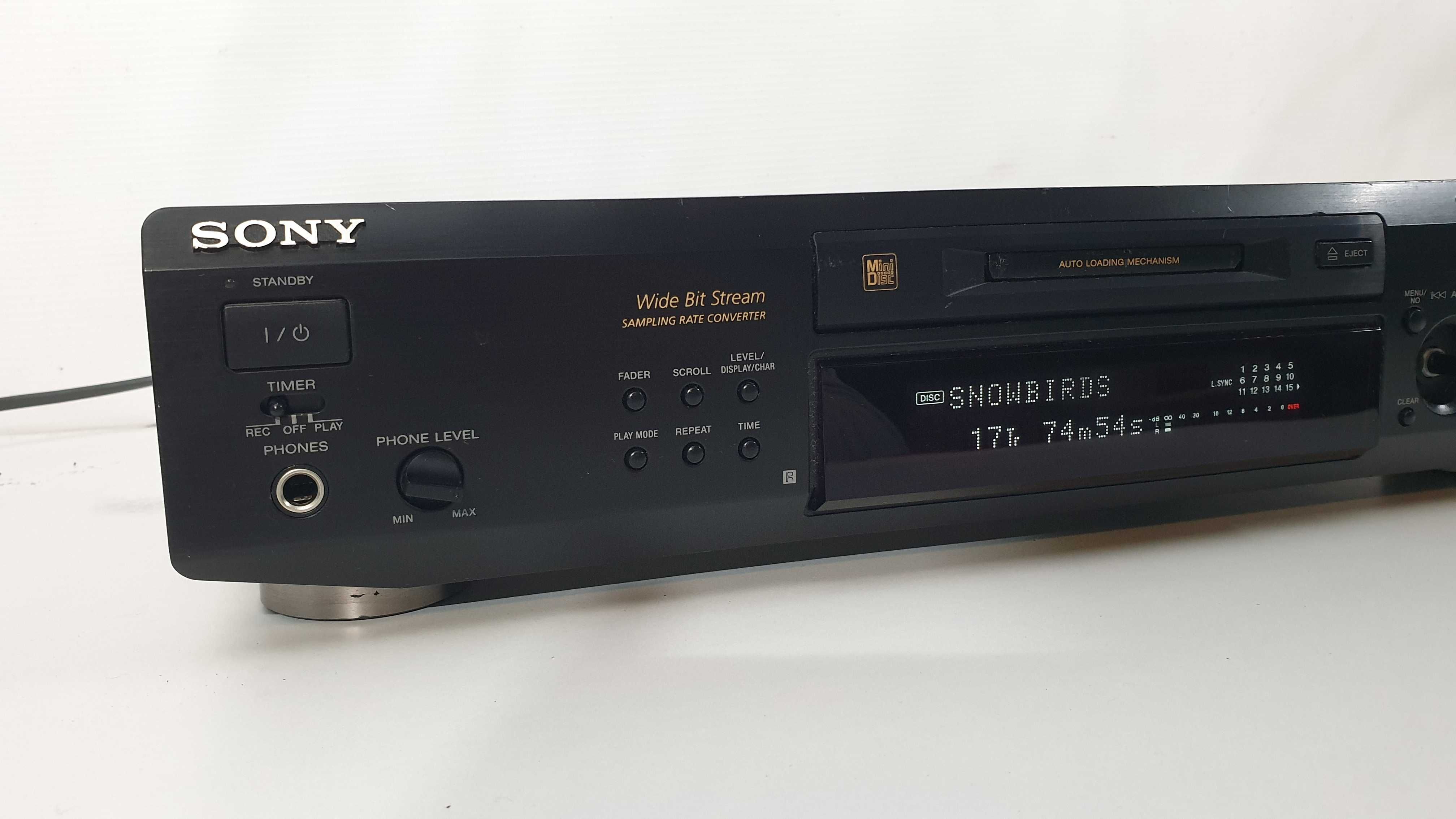 Odtwarzacz MiniDisc Sony MDS-JE520