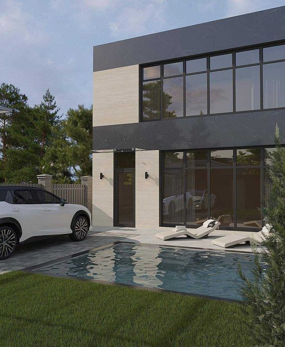 Червоный Хутор! Дом в стиле Хай-Тек!