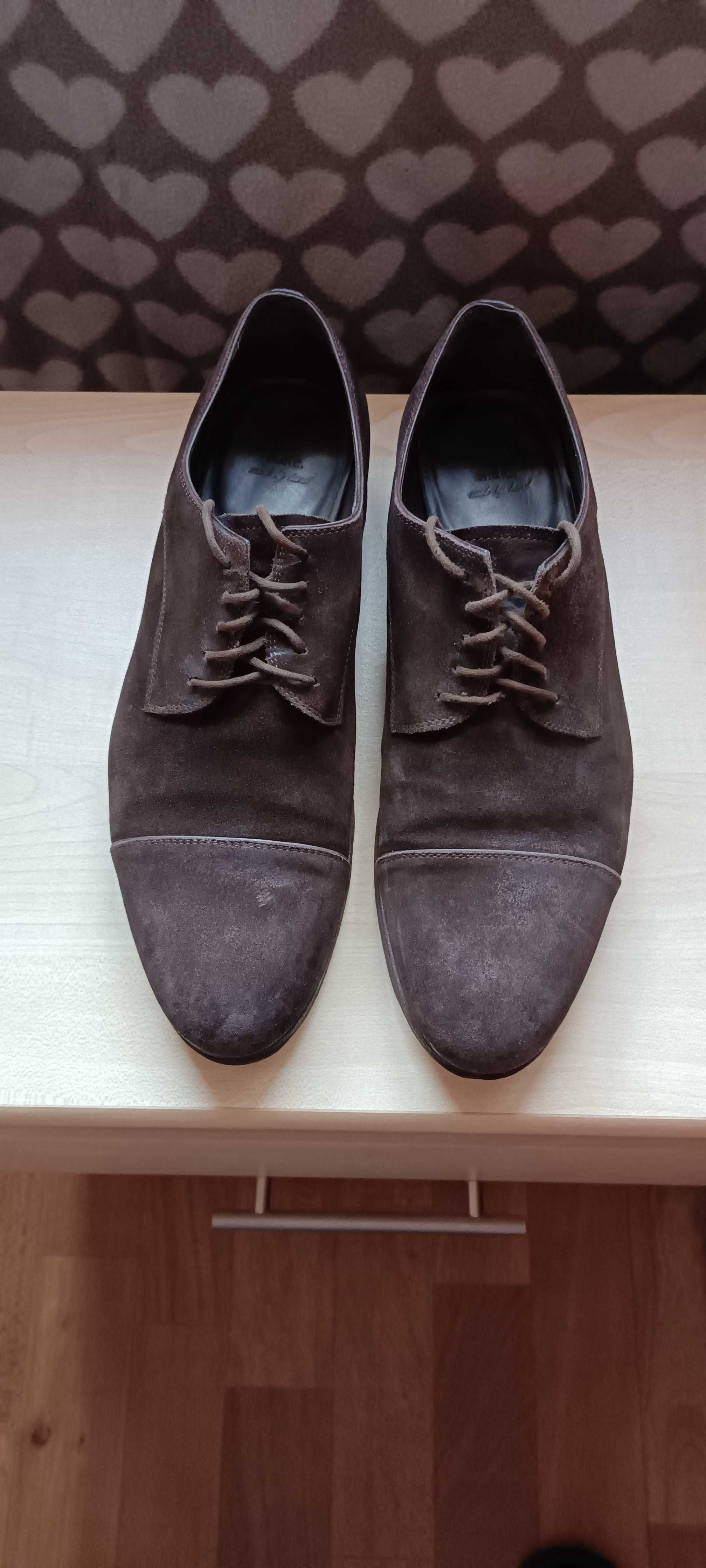 Туфли замшевые мужские n.d.c. made by hand Чоловічі туфлі Італія 44р