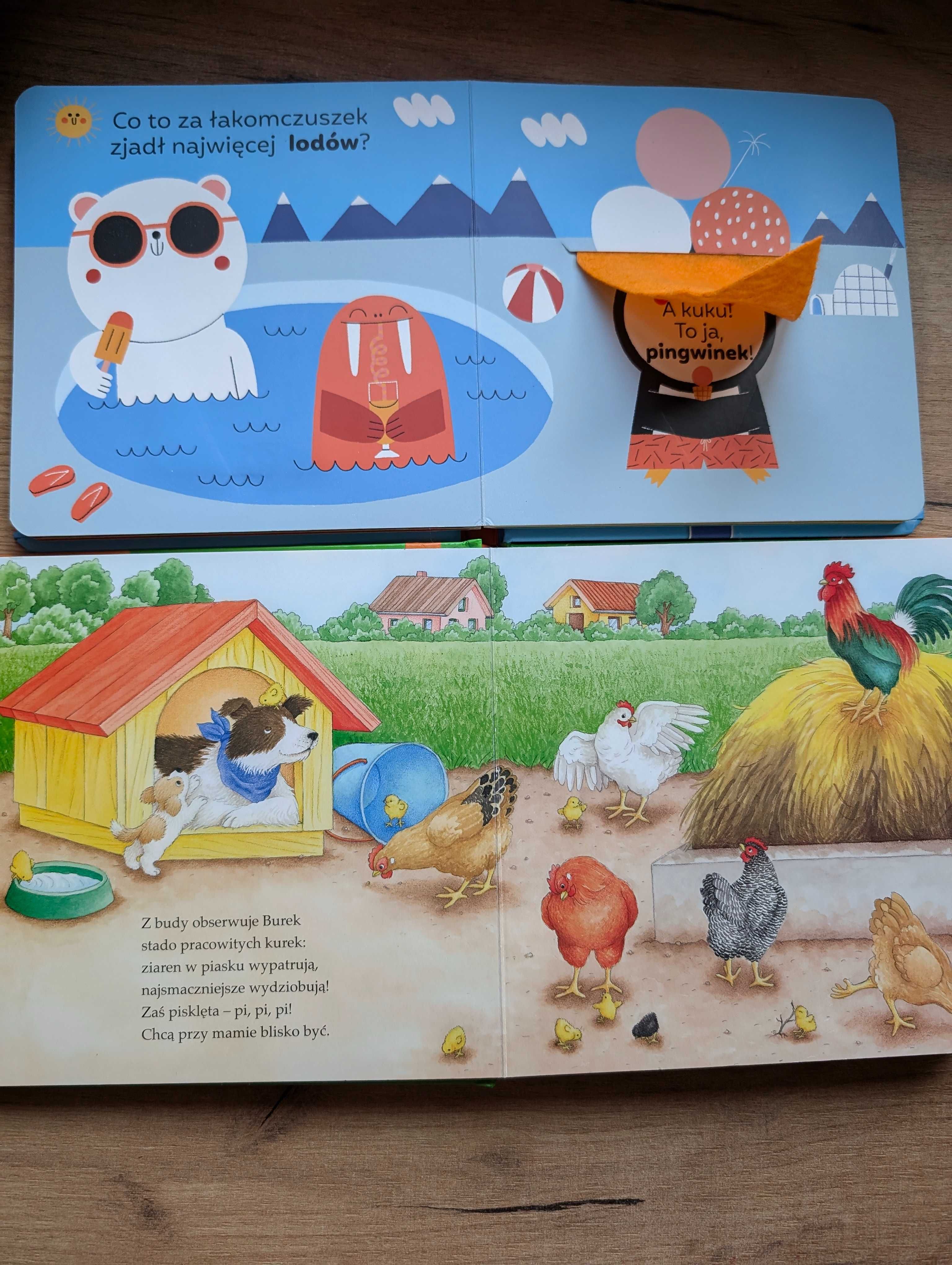 Dwie ksiazeczki sensoryczne dotykowe