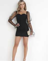 Czarna elegancka sukienka bron2be