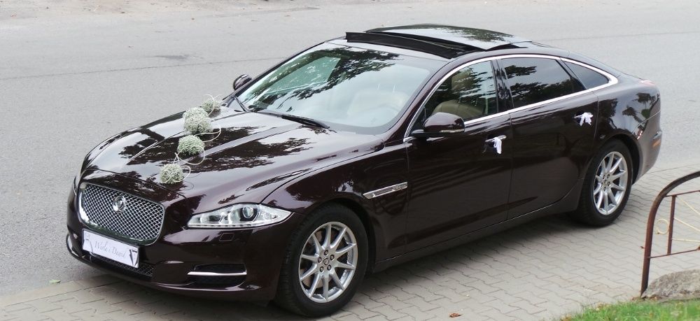 Luksusowe auto samochód do ślubu najnowszy Jaguar XJL LONG - 5,5 metra