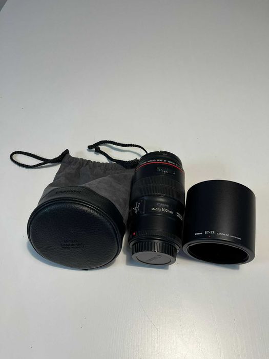 Obiektyw Canon EF 100 mm f/2.8 L IS USM Macro – stan dobry, komplet