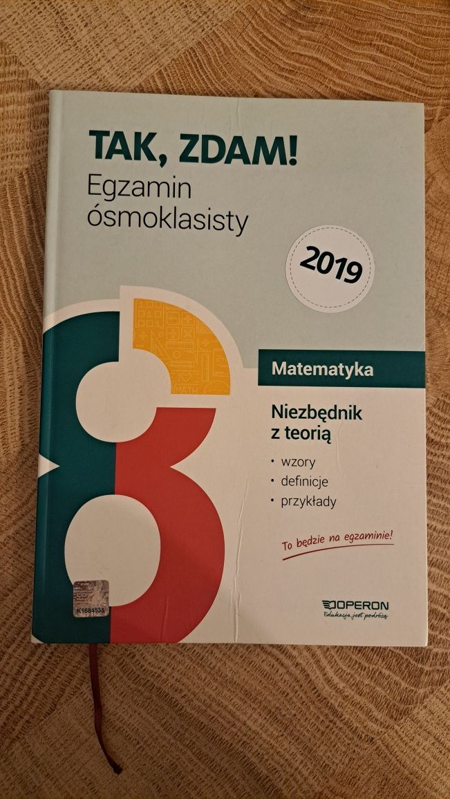 NIEZBĘDNIK Z TEORIĄ Tak, zdam! Egzamin ósmoklasisty. Matematyka