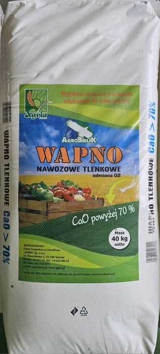 Wapno tlenkowe CaO 70% / 90% • Luzem / BigBag • Najtaniej!