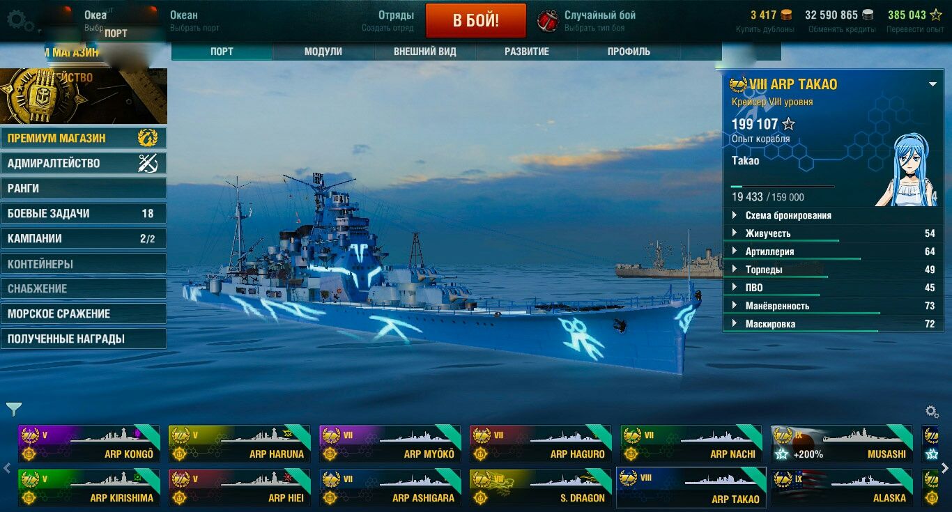 Аккаунт World of Warships