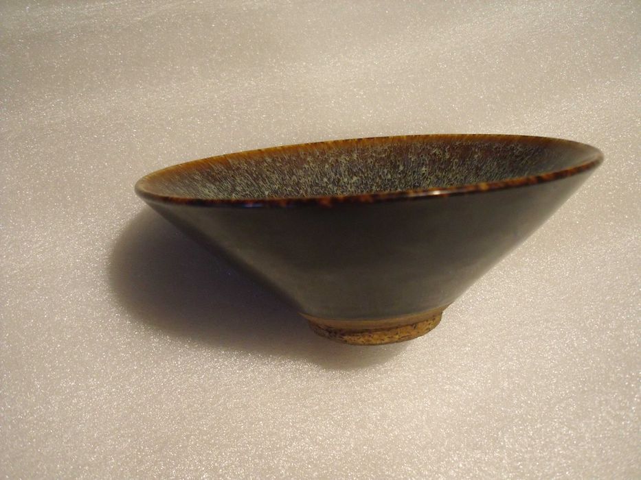 Taça Chinesa, decoração "pelagem de lebre"