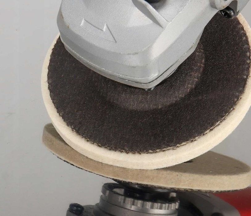 FILC Polerski TARCZA POLERSKA Filcowa na Rzep POLEROWANIE 125mm/6mm