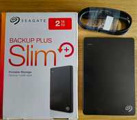 Dysk zewnętrzny Seagate Backup Plus Slim 2TB czarny