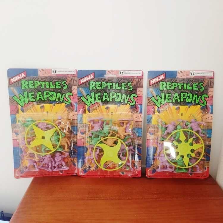 Tartarugas Ninja monocromáticos com estrela Anos 90