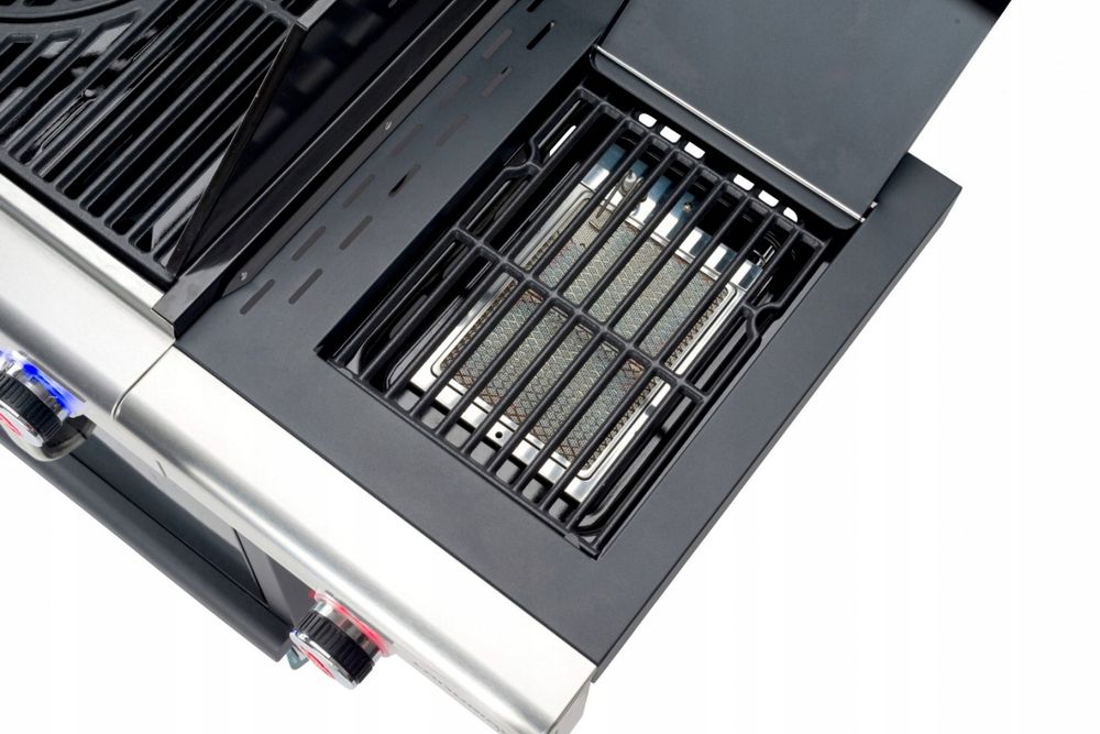 Grill gazowy wózek LANDMANN Triton 2.1 PTS 12916 0.9kW 2+1 NOWY ŻELIWO