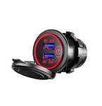 NOVIDADE - Carregador Rápido USB QC 3.0 Amp com interruptor ON/OFF