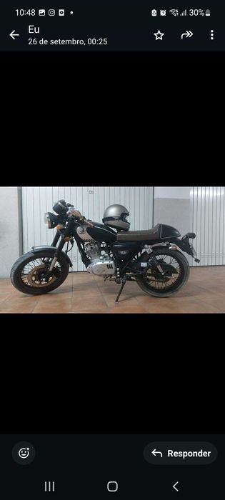Mash Black Edition 125 Café Racer — 5229 km — bom estado