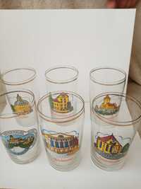 Zestaw kolekcjonerskich szklanek na piwo 6 szt. Niemcy