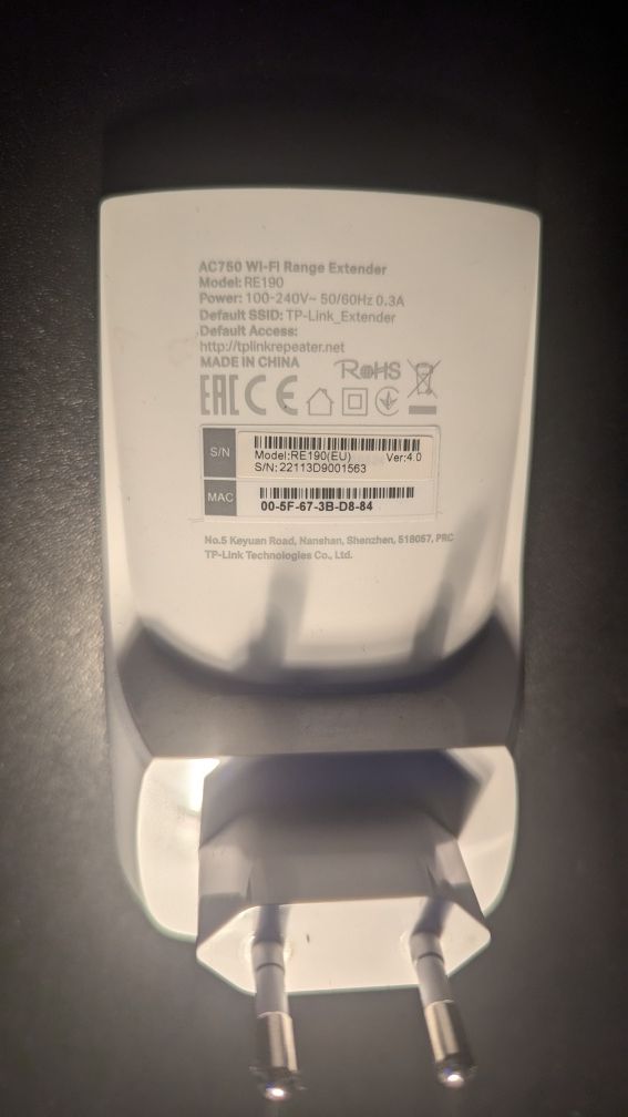 Wzmacniacz sygnału Wi-Fi TP-Link AC750