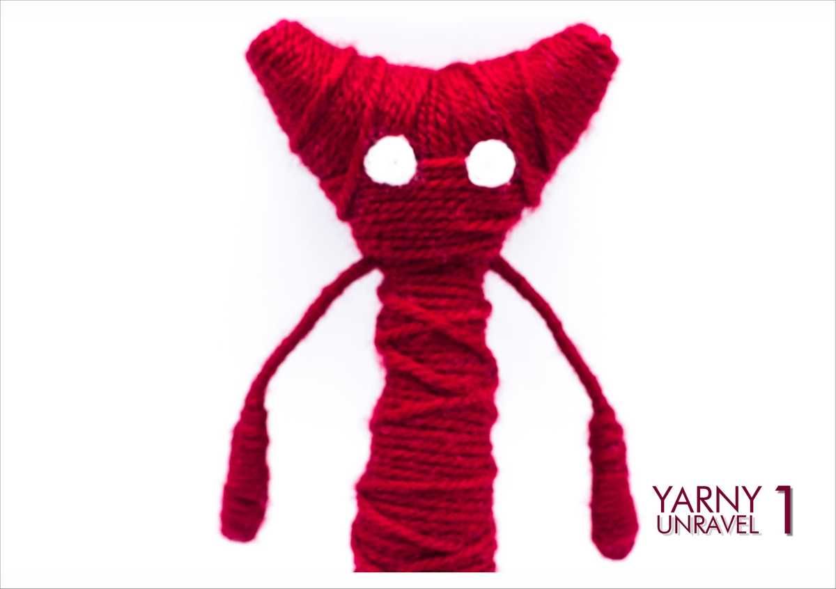 YARNY włóczka z gry UNRAVEL 5+ lat - wys. 23 cm