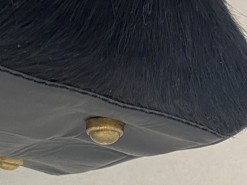 M&Co torebka duża skora naturlana włosie naturalne