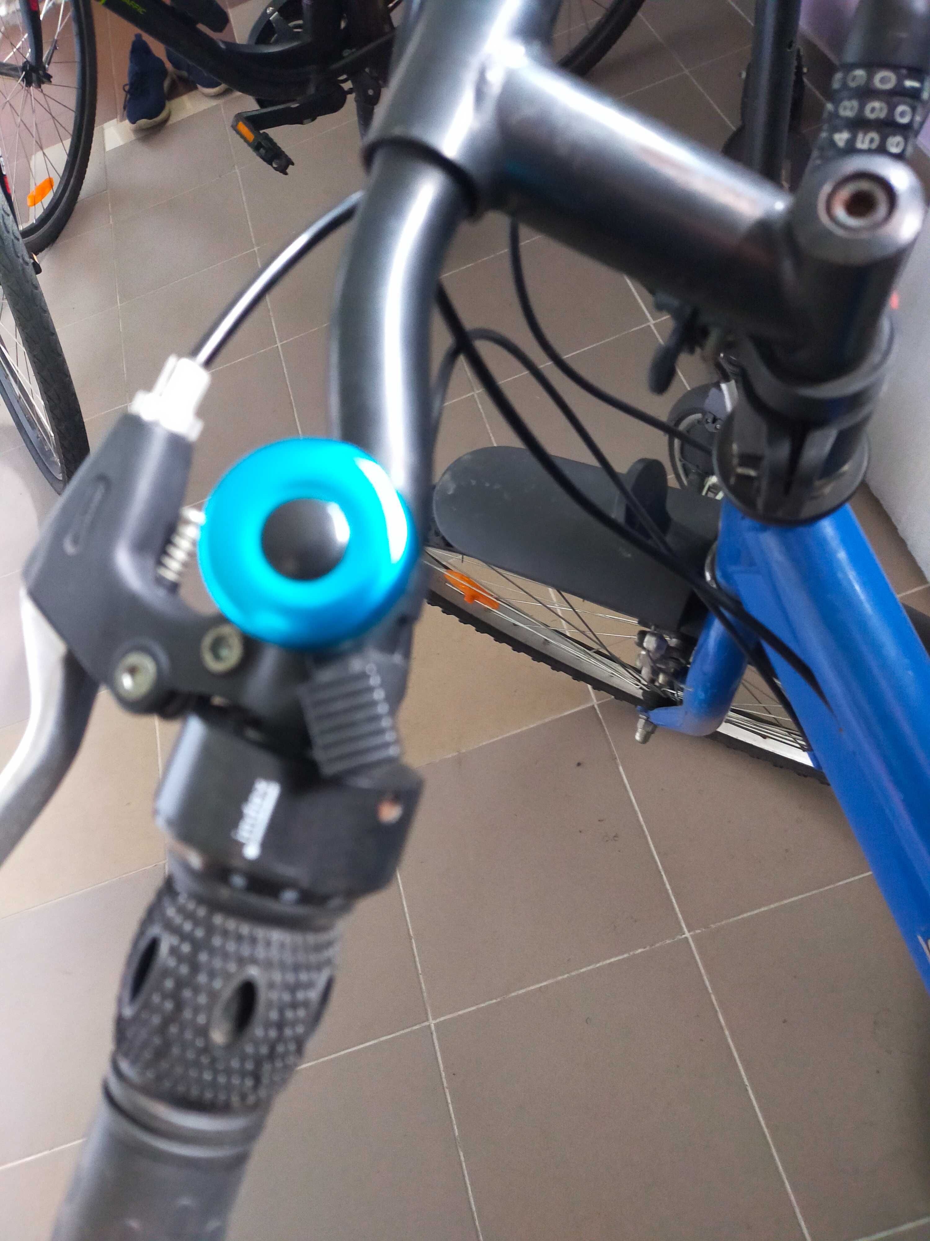 dzwonek rowerowy niebieski