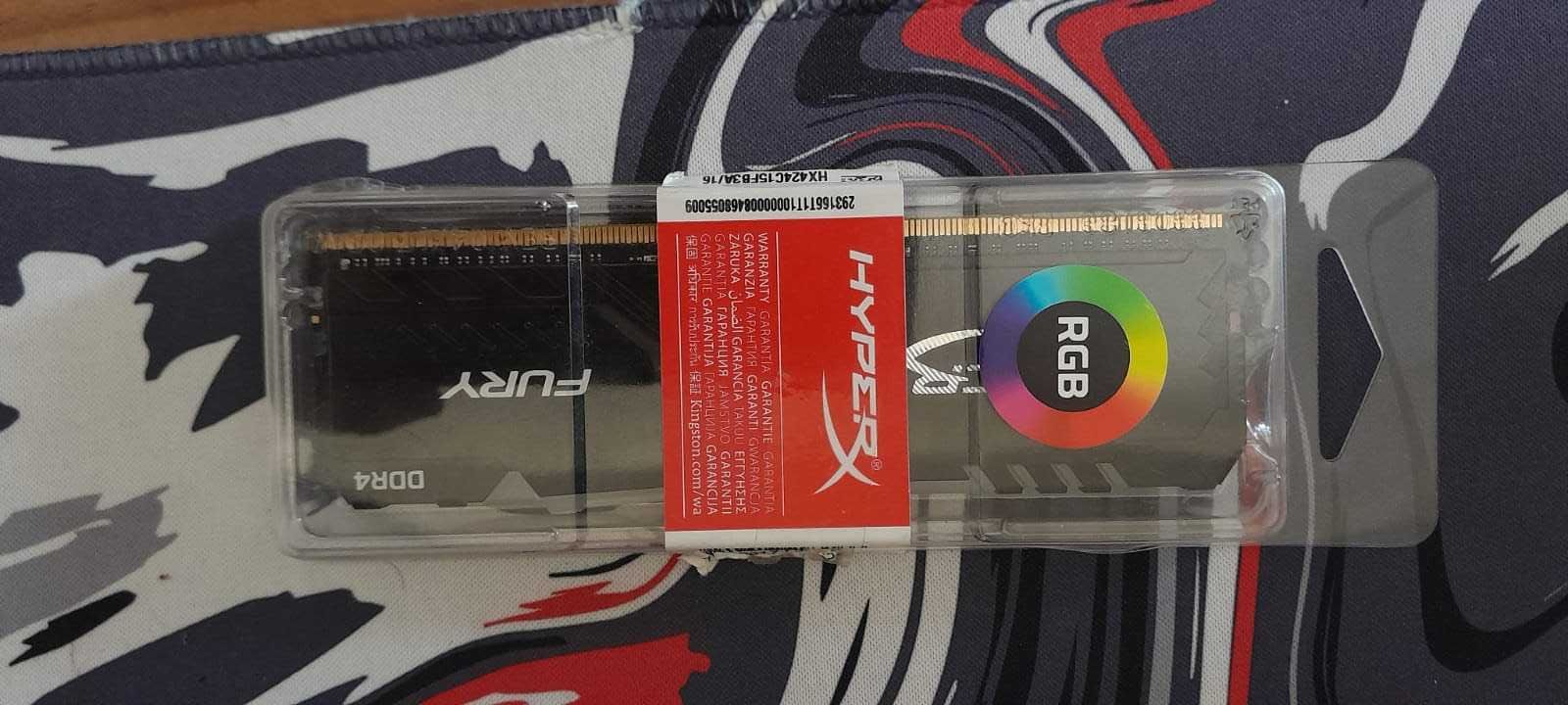 Memória ram Kingston DDR4 HyperX Fury Black 16GB